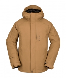 Volcom Men's Dua Insulated Gore Jacket - Caramel