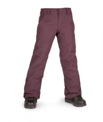 Volcom Girl's Frochickidee Insulated Pant - Black Plum