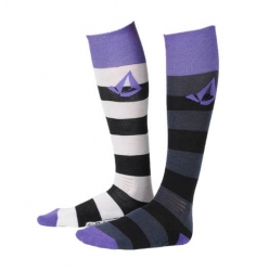 Volcom Women's Status Coolmax Tech Sock-Purple